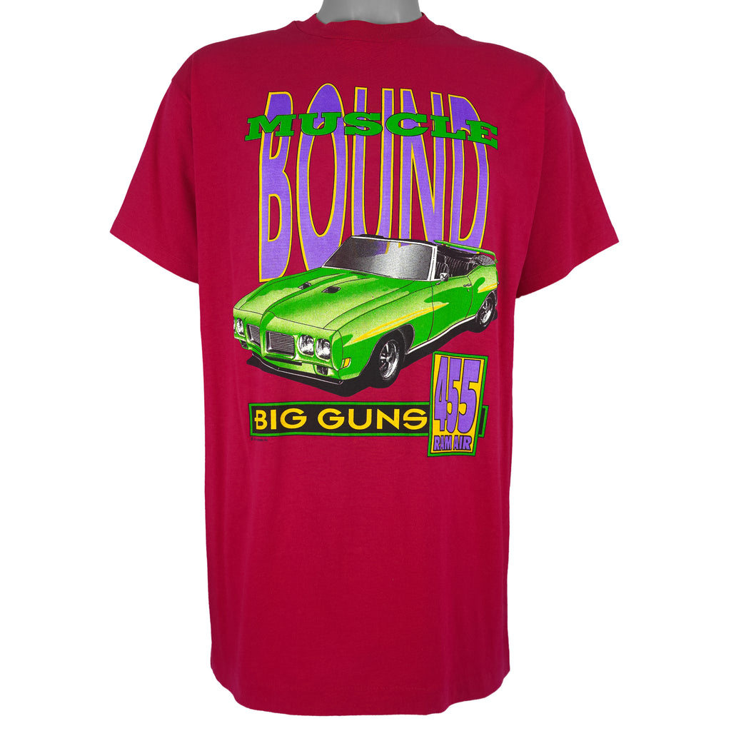 Vintage - Muscle Bound Classic Car T-Shirt 1990s Large Vintage Retro