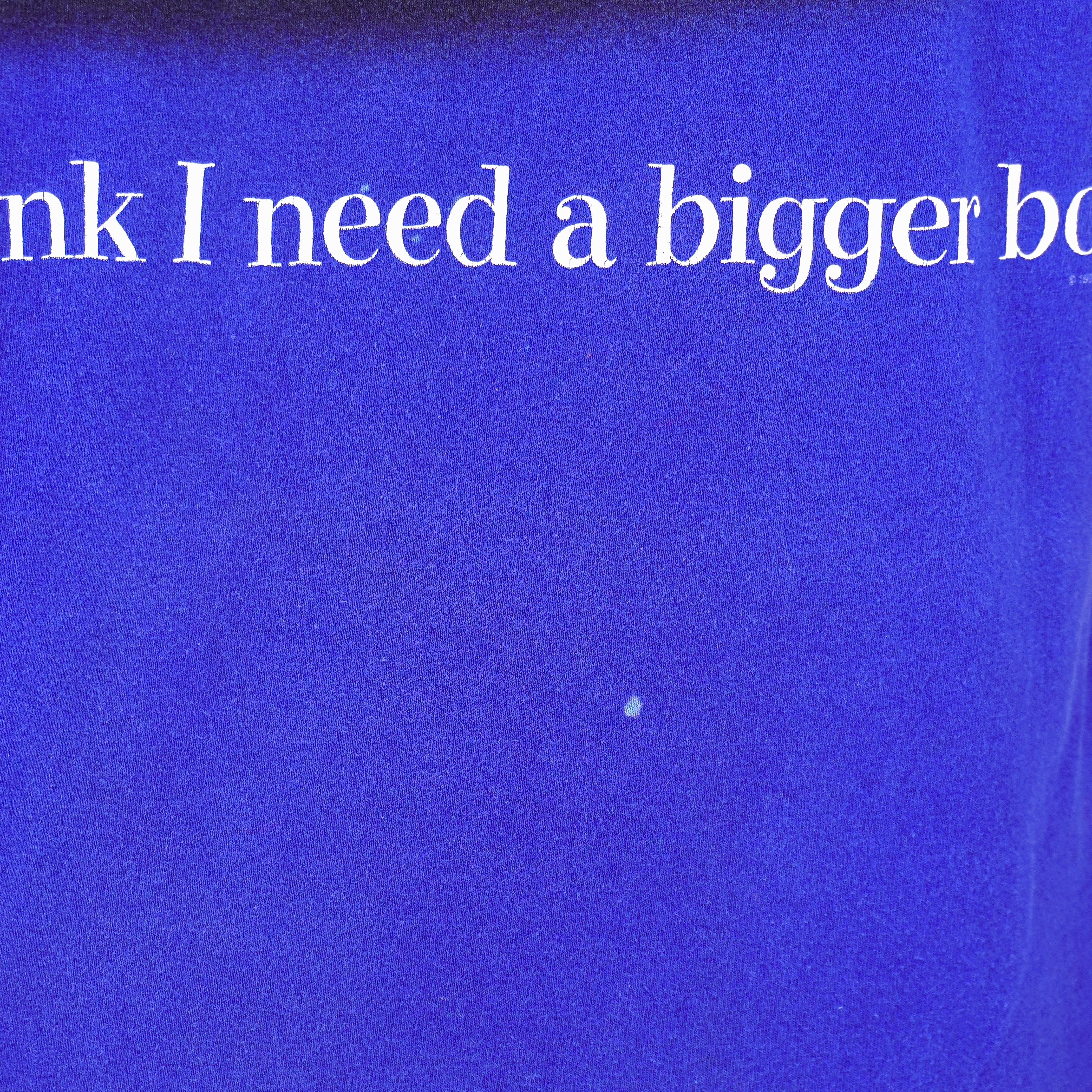 Vintage (Tultex) - Blue Taco Bell T-Shirt 1998 Large Vintage Retro