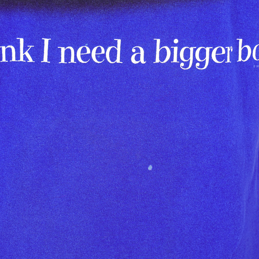 Vintage (Tultex) - Blue Taco Bell T-Shirt 1998 Large Vintage Retro