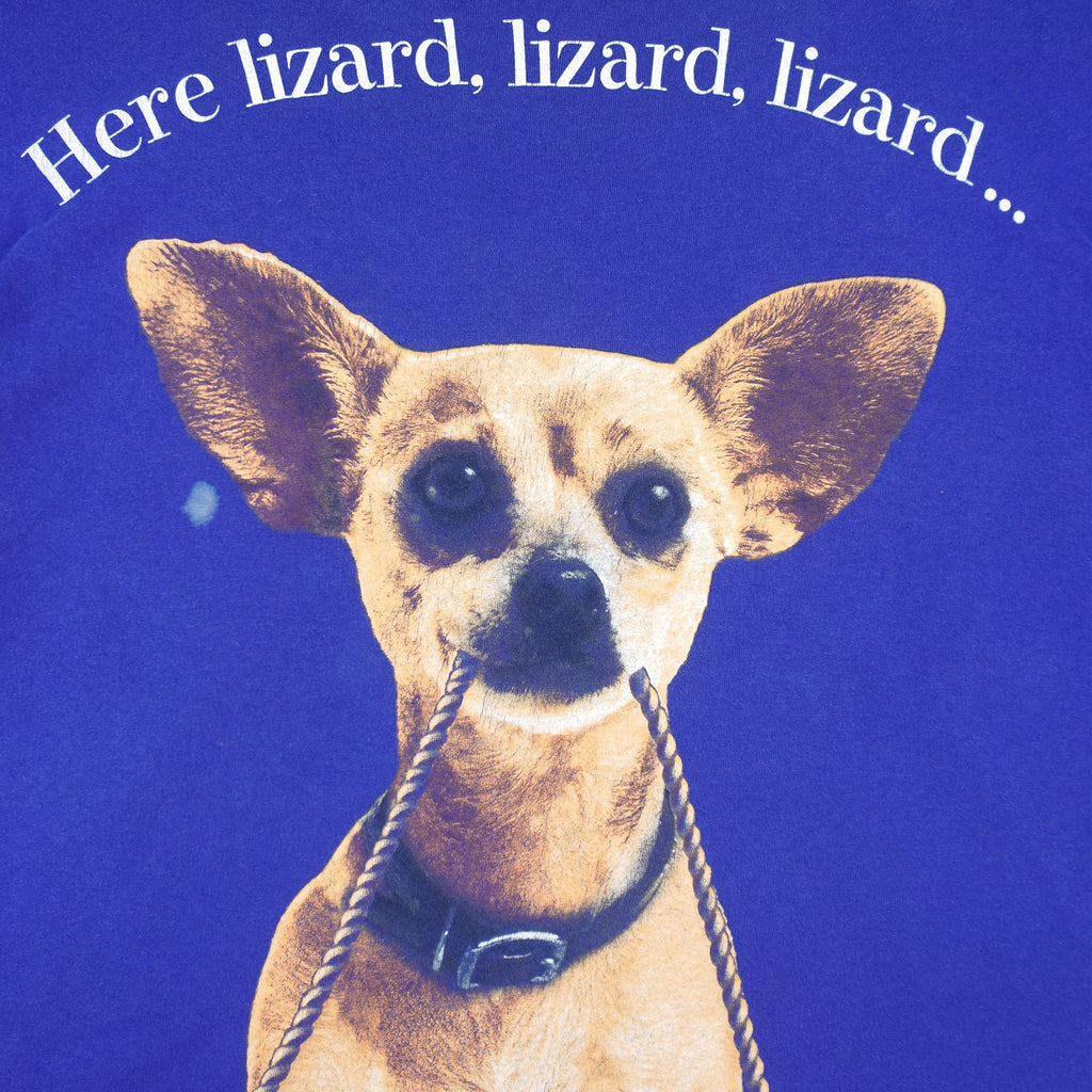 Vintage (Tultex) - Blue Taco Bell T-Shirt 1998 Large Vintage Retro