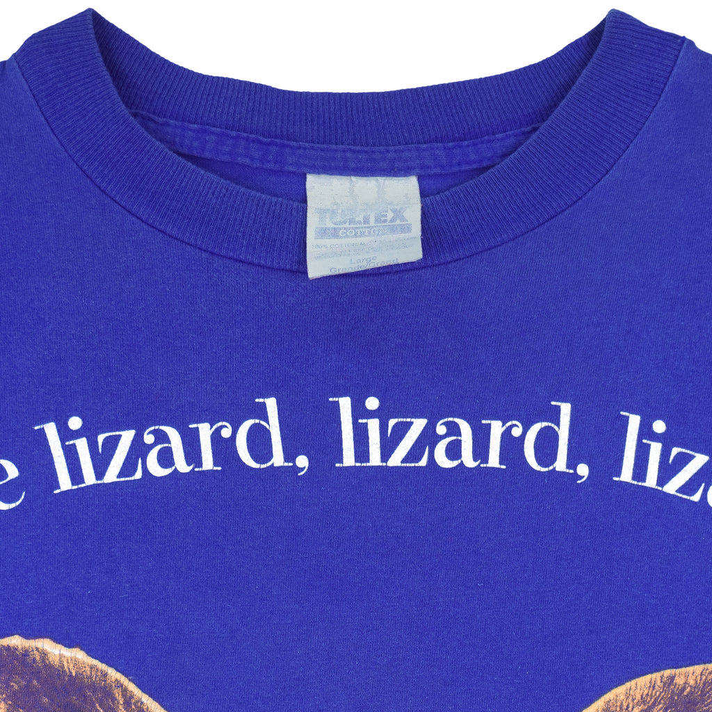 Vintage (Tultex) - Blue Taco Bell T-Shirt 1998 Large Vintage Retro