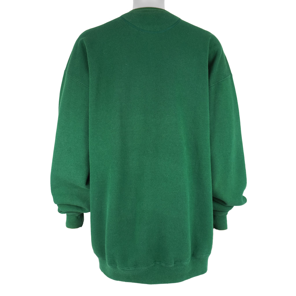 Vintage (Santee) - Green Arctic Cat Crew Neck Sweatshirt 2000s X-Large Vintage Retro
