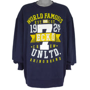 Vintage - World Famous ECKO UNLTD Crew Neck Sweatshirt 1990s XXX-Large Vintage Retro