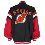 NHL - New Jersey Devils Reversible Jacket 1990s X-Large Vintage Retro Hockey