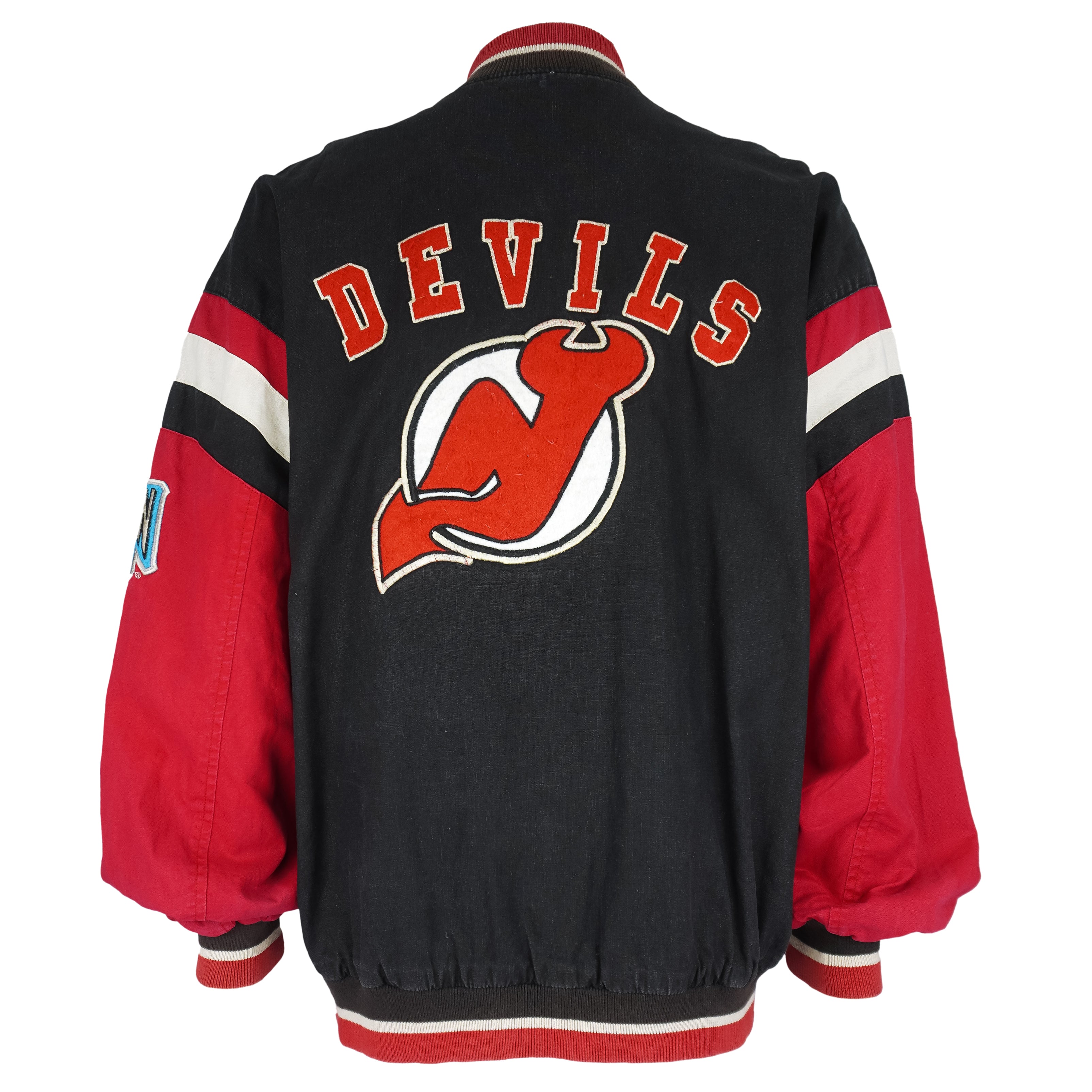 NHL - New Jersey Devils Reversible Jacket 1990s X-Large Vintage Retro Hockey