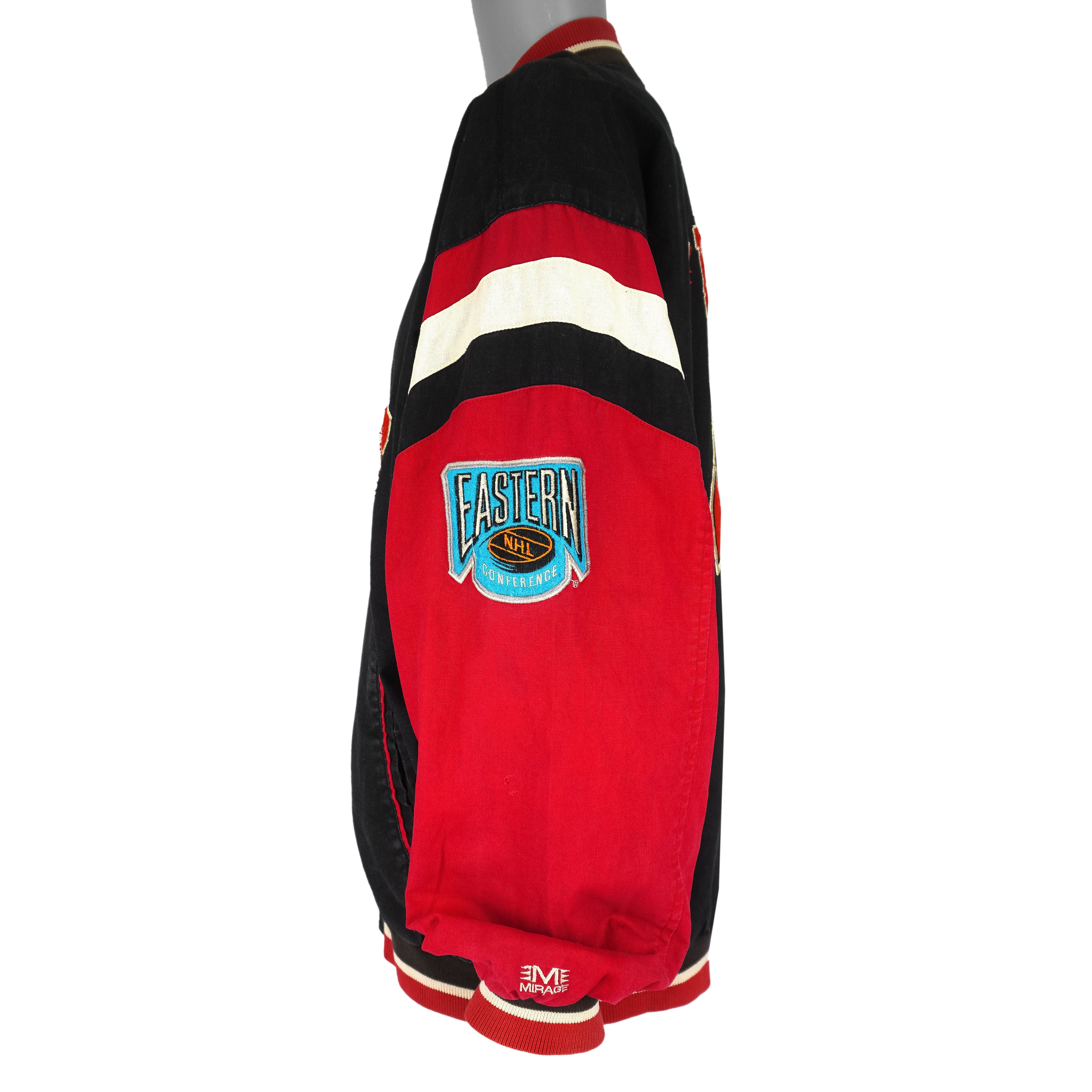 NHL - New Jersey Devils Reversible Jacket 1990s X-Large Vintage Retro Hockey