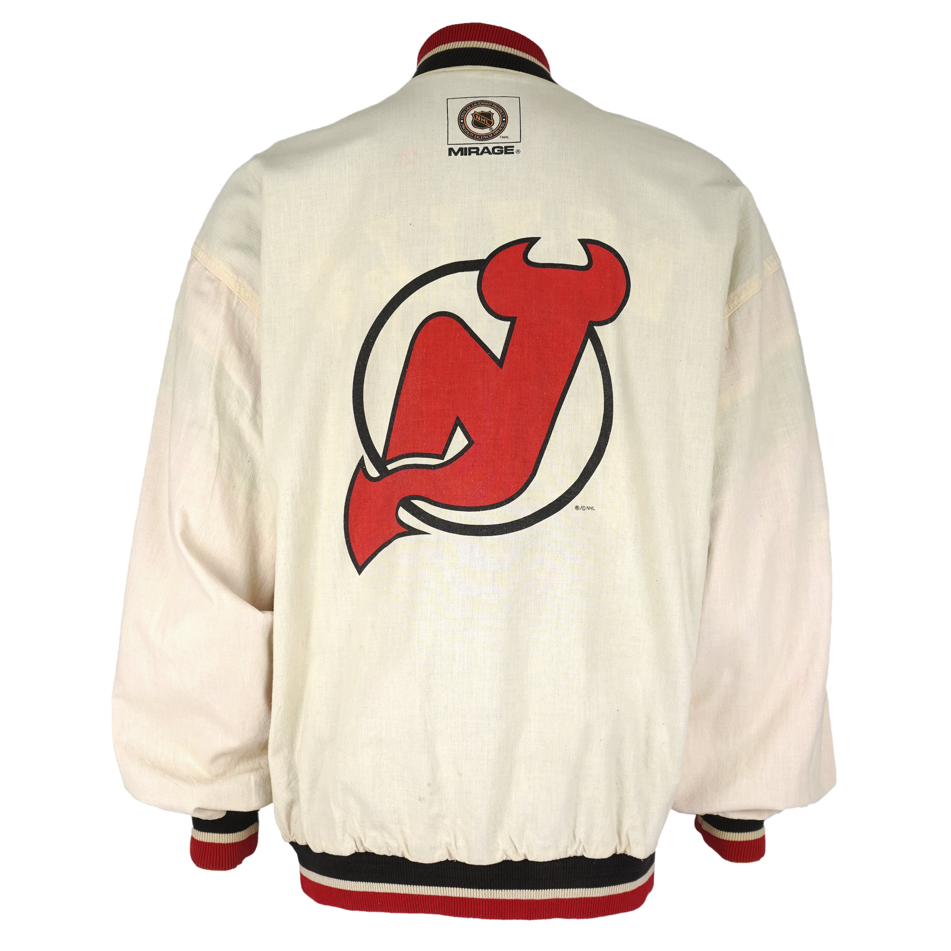 NHL (Mirage) - New Jersey Devils Reversible Jacket 1990s X-Large