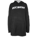 Rocawear - Black Spell-Out Hooded Sweatshirt 5X-Large Vintage Retro