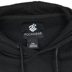 Rocawear - Black Spell-Out Hooded Sweatshirt 5X-Large Vintage Retro