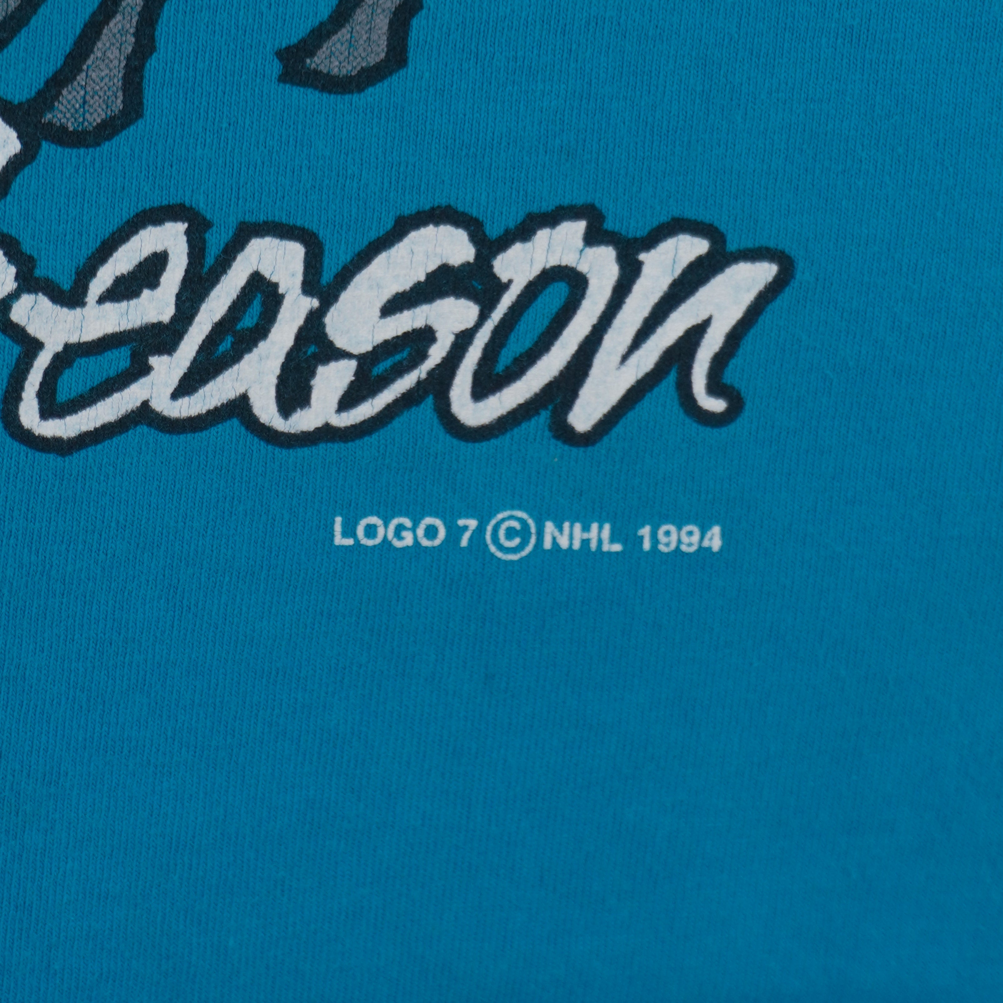 NHL (Competitor) - San Jose Sharks Playoff Season T-Shirt 1994 X-Large Vintage Retro Hockey