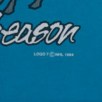 NHL (Competitor) - San Jose Sharks Playoff Season T-Shirt 1994 X-Large Vintage Retro Hockey