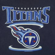 NFL (Concept) - Tennessee Titans Big Logo T-Shirt 1990s X-Large Vintage Retro Football
