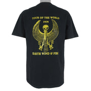 Vintage (AAA) - 1979 Earth Wind and Fire Concert T-Shirt 2000s Large Vintage Retro