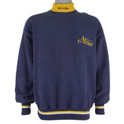NCAA (The Game) - Michigan Wolverines Turtleneck Sweatshirt 1990s Large Vintage Retro