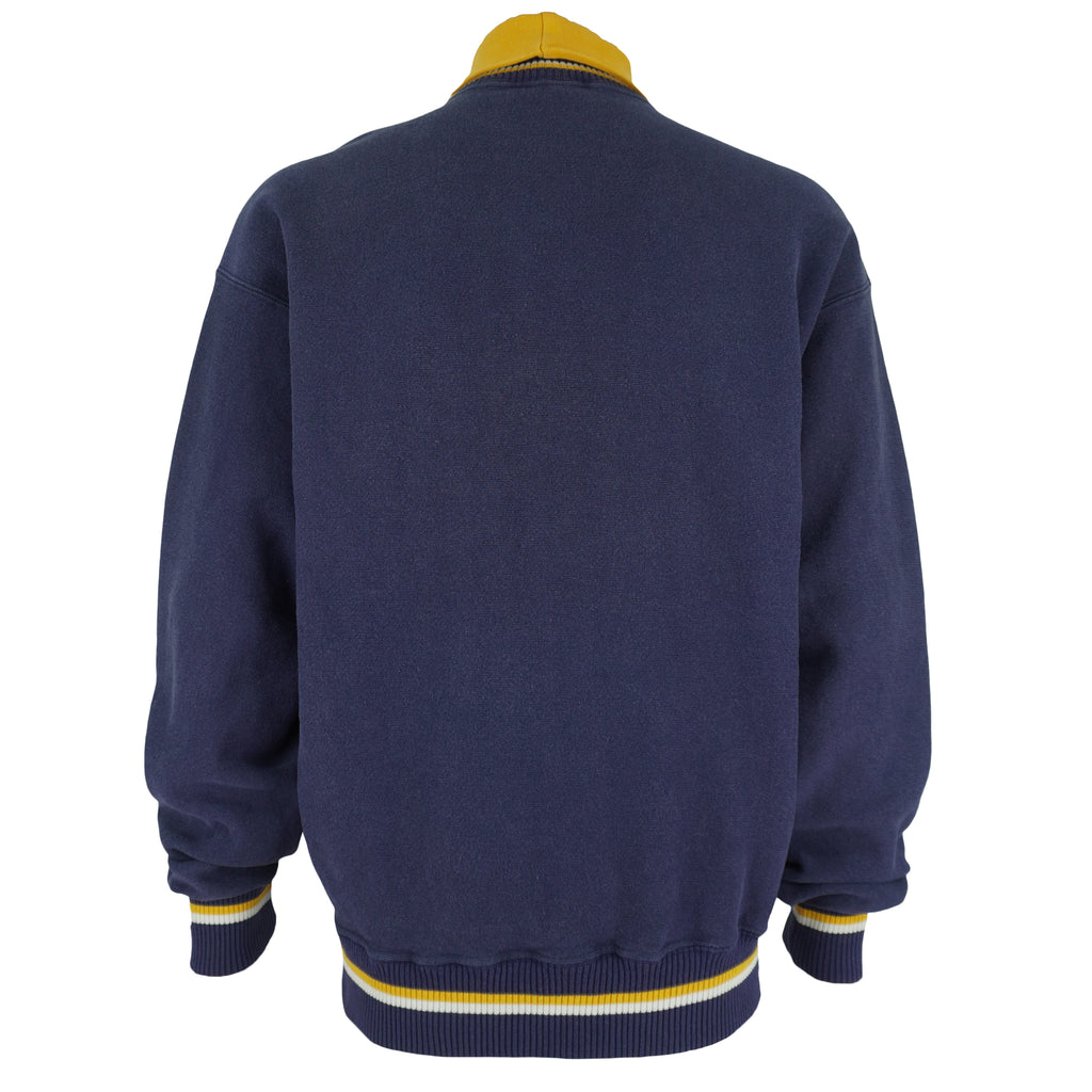 NCAA (The Game) - Michigan Wolverines Turtleneck Sweatshirt 1990s Large Vintage Retro