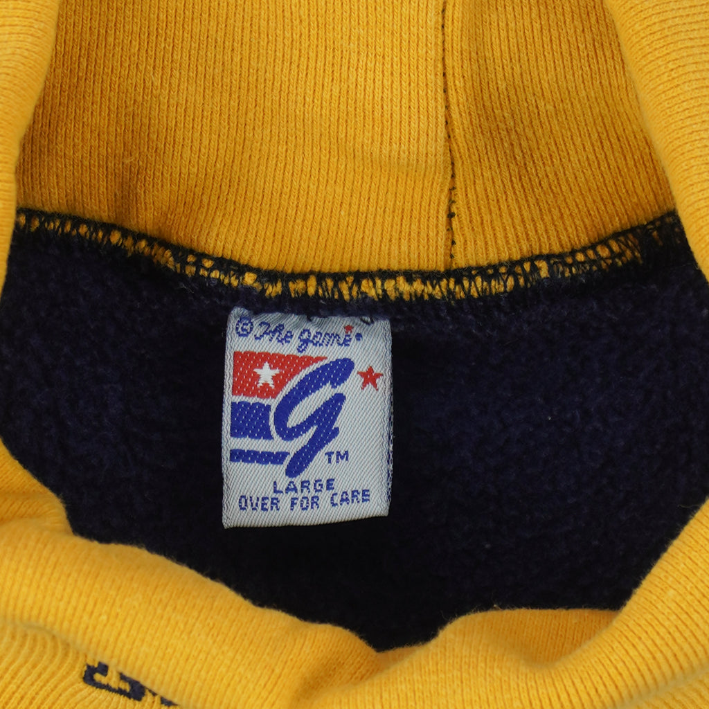 NCAA (The Game) - Michigan Wolverines Turtleneck Sweatshirt 1990s Large Vintage Retro