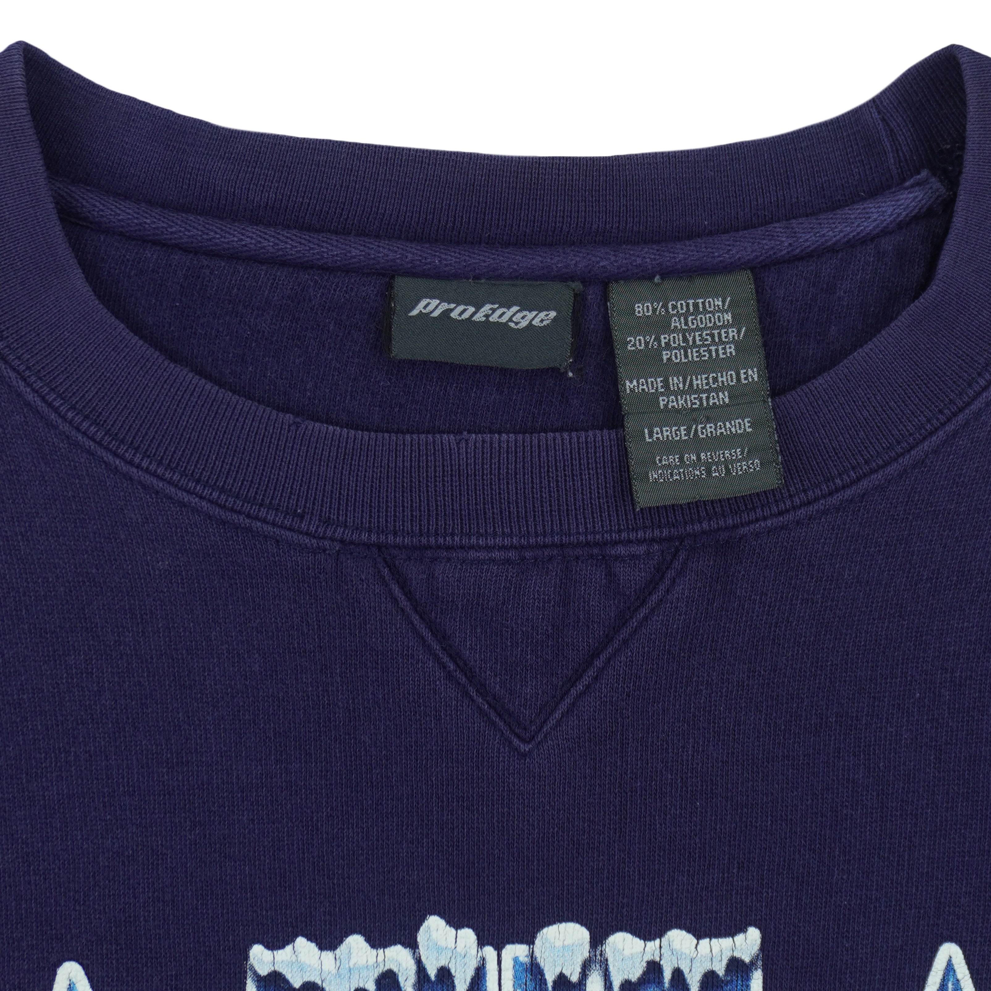 NCAA (ProEdge) - Michigan VS Washington State Matchups Sweatshirt 2001 Large Vintage Retro Football