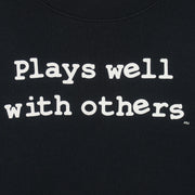 Vintage (Fruit Of The Loom) - Plays Well With Others Crew Neck Sweatshirt 1990s XX-Large Vintage Retro