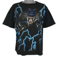 Vintage (American Thunder) - Black Panther Lightning T-Shirt 1990s X-Large Vintage Retro