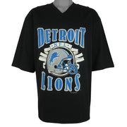 NFL (Competitor) - Detroit Lions Helmet Football Jersey 1993 X-Large Vintage Retro Football