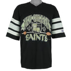 NFL (Logo 7) - New Orleans Saints Football Jersey 1990s X-Large Vintage Retro Football