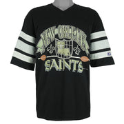 NFL (Logo 7) - New Orleans Saints Football Jersey 1990s X-Large Vintage Retro Football