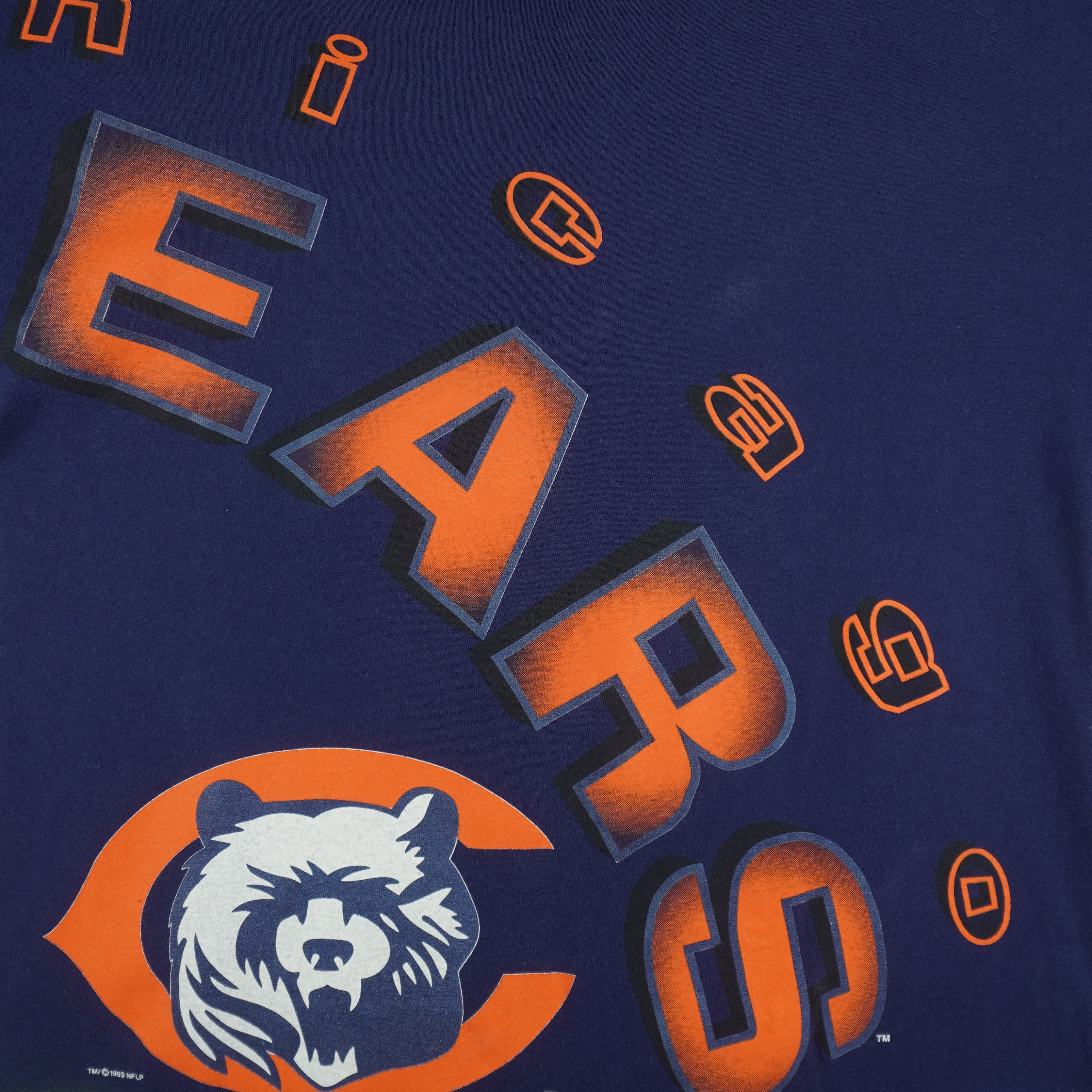 Starter - NFL Chicago Bears Single Stitch T-Shirt 1993 Large Vintage Retro Football
