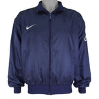 Nike - Blue Bomber Jacket 1990s X-Large Vintage Retro