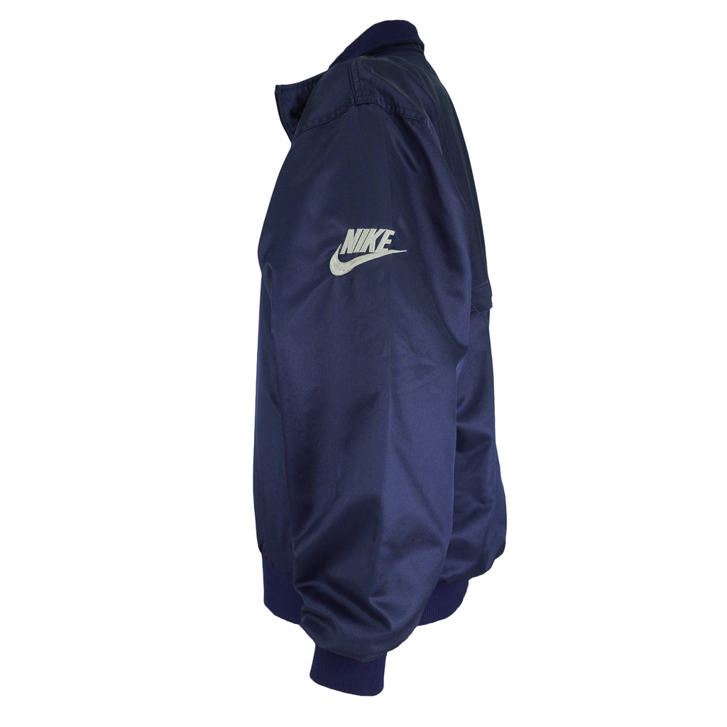 Nike - Blue Bomber Jacket 1990s X-Large Vintage Retro
