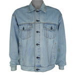 Vintage - Hard Rock Cafe Barcelona Embroidered Denim Jacket 1990s Large Vintage Retro