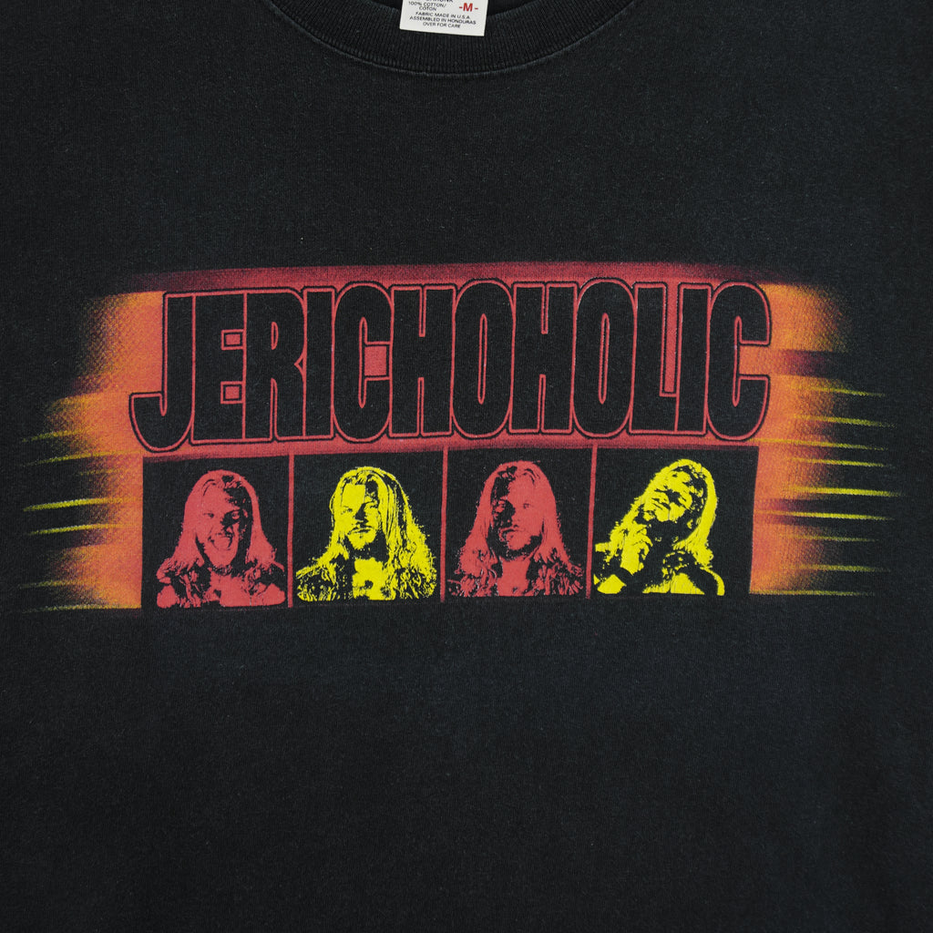 Vintage (Anvil) - Jerichoholic Chris Jericho WWF T-Shirt 2000s Medium Vintage Retro
