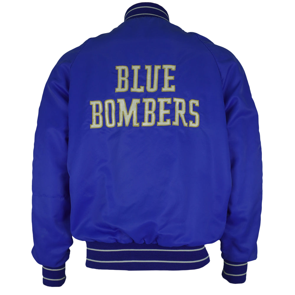 CFL (Debroni's Winnipeg) - Winnipeg Blue Bombers Jacket T-Shirt 1990s Medium Vintage Retro Football