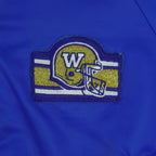 CFL (Debroni's Winnipeg) - Winnipeg Blue Bombers Jacket T-Shirt 1990s Medium Vintage Retro Football