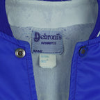 CFL (Debroni's Winnipeg) - Winnipeg Blue Bombers Jacket T-Shirt 1990s Medium Vintage Retro Football
