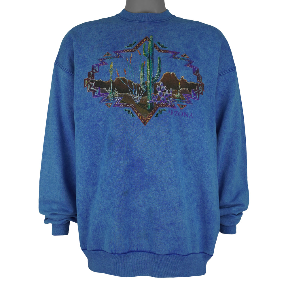 Vintage (Hanes) - Arizona Crew Neck Sweatshirt 1990s X-Large Vintage Retro