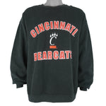 NCAA - Cincinnati Bearcats Crew Neck Sweatshirt 1990s Large