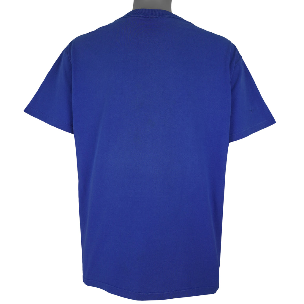 NFL (Nutmeg) - Detroit Lions Member Club Single Stitch T-Shirt 1990s Large Vintage Retro Football