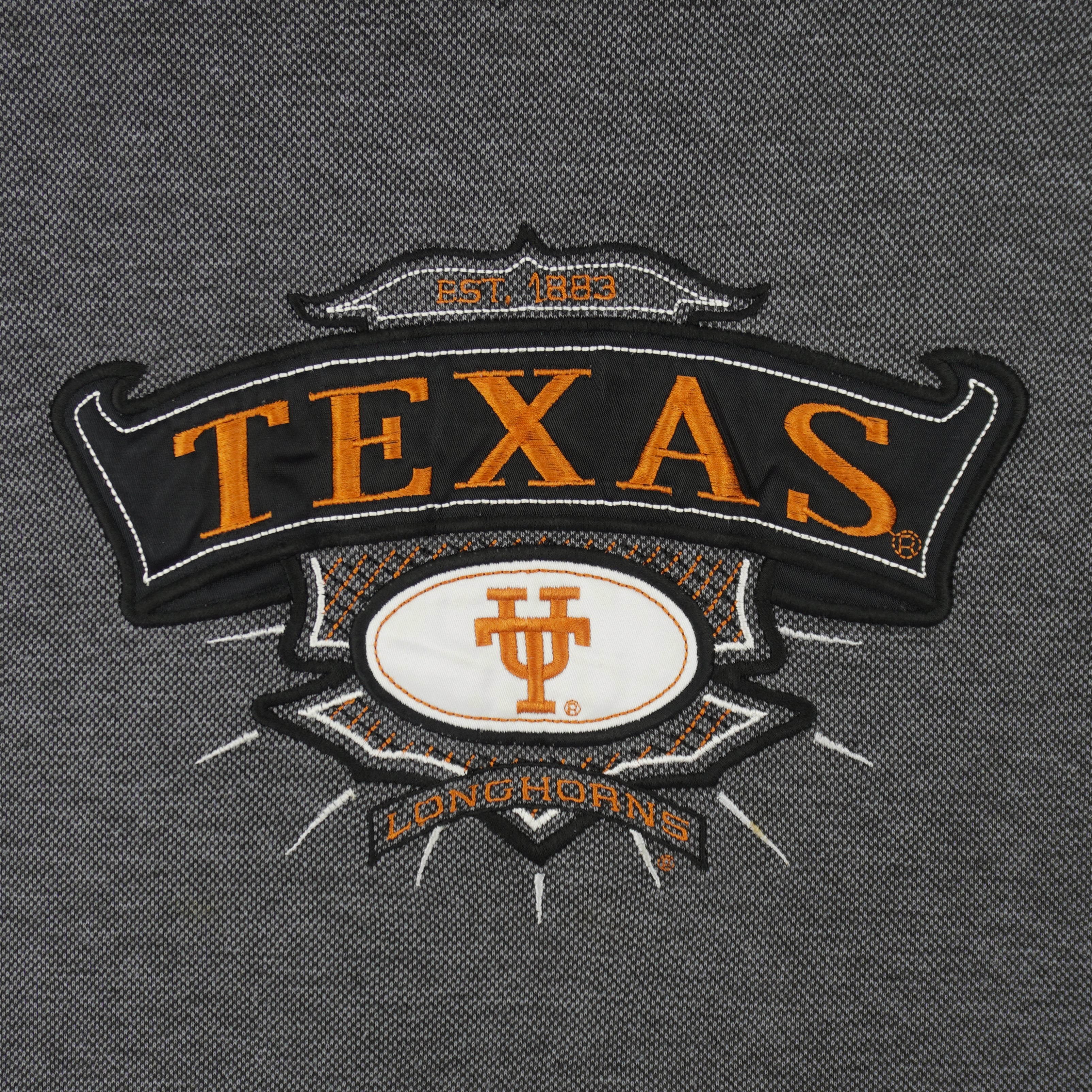 NCAA - Texas Longhorns Embroidered Crew Neck Sweatshirt 1990s Large Vintage Retro