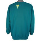 Vintage (Guess) - Green Three Pelicans Crew Neck Sweatshirt 1990s Large Vintage Retro