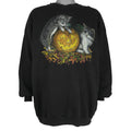 Vintage (Cotton Grove) - Halloween Cats Crew Neck Sweatshirt 1990s XX-Large Vintage Retro