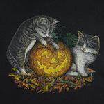 Vintage (Cotton Grove) - Halloween Cats Crew Neck Sweatshirt 1990s XX-Large Vintage Retro