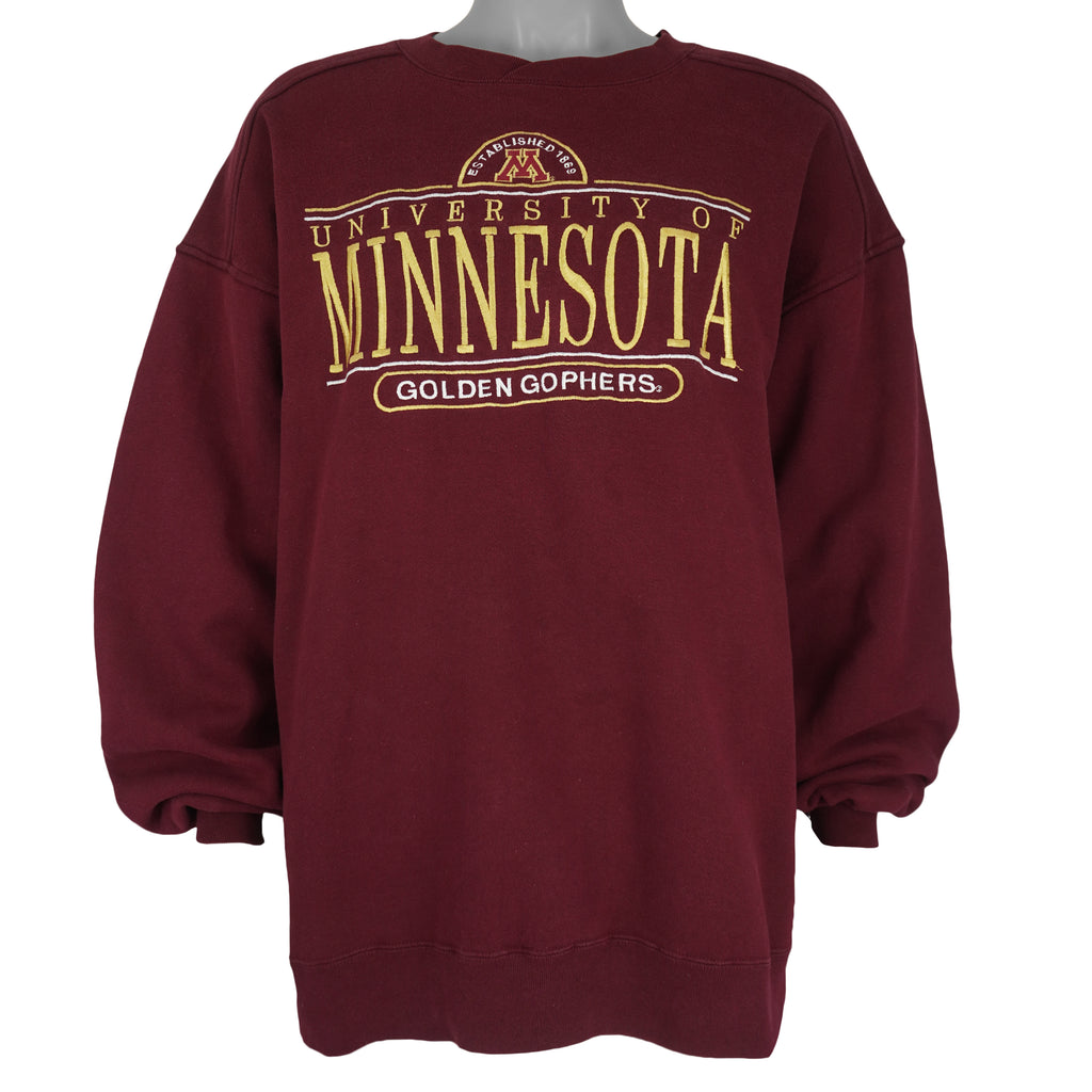 NCAA (Galt Sand) - Minnesota Golden Gophers Crew Neck Sweatshirt 1990s XX-Large Vintage Retro