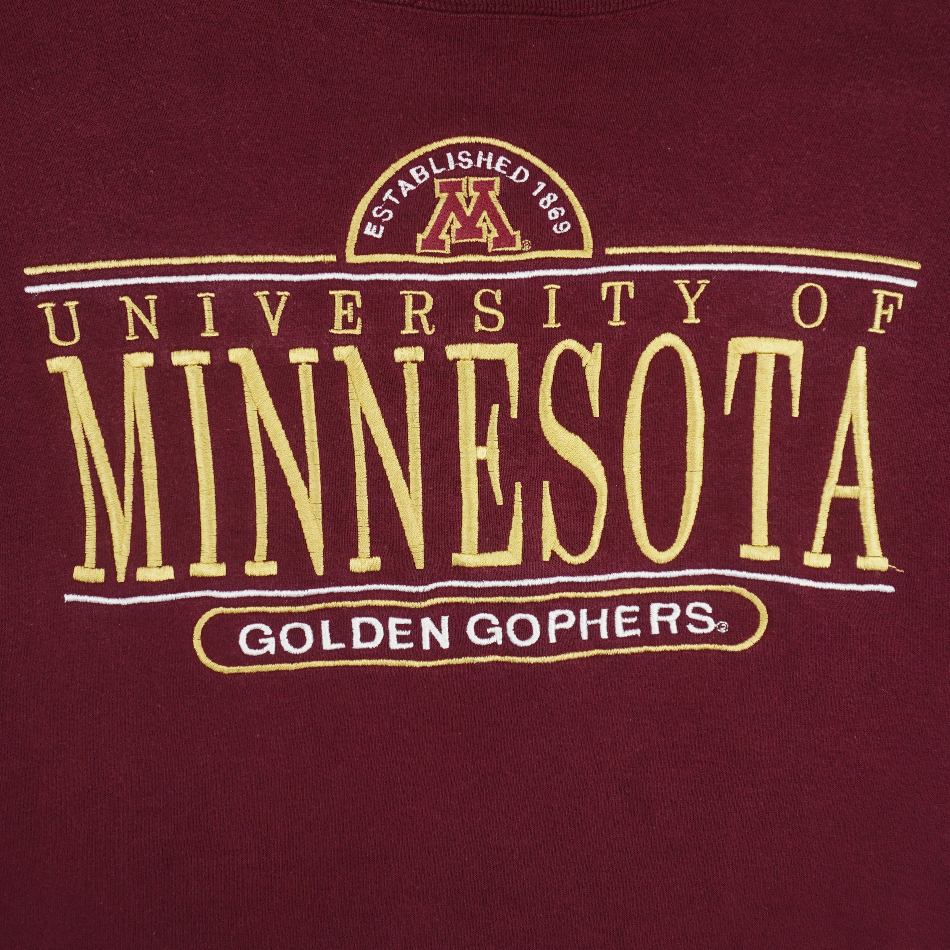 NCAA (Galt Sand) - Minnesota Golden Gophers Crew Neck Sweatshirt 1990s XX-Large Vintage Retro
