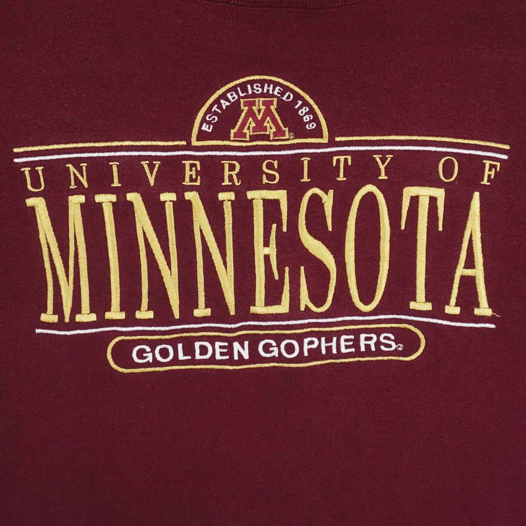 NCAA (Galt Sand) - Minnesota Golden Gophers Crew Neck Sweatshirt 1990s XX-Large Vintage Retro