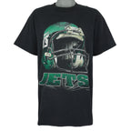NFL (True Fan) - New York Jets Football Helmet T-Shirt 1996 X-Large Vintage Retro Football