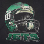 NFL (True Fan) - New York Jets Football Helmet T-Shirt 1996 X-Large Vintage Retro Football