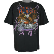 Vintage - USA Thunder Ride The Best Lightning T-Shirt 1990s Large Vintage Retro