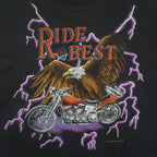 Vintage - USA Thunder Ride The Best Lightning T-Shirt 1990s Large Vintage Retro