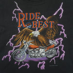 Vintage - USA Thunder Ride The Best Lightning T-Shirt 1990s Large Vintage Retro