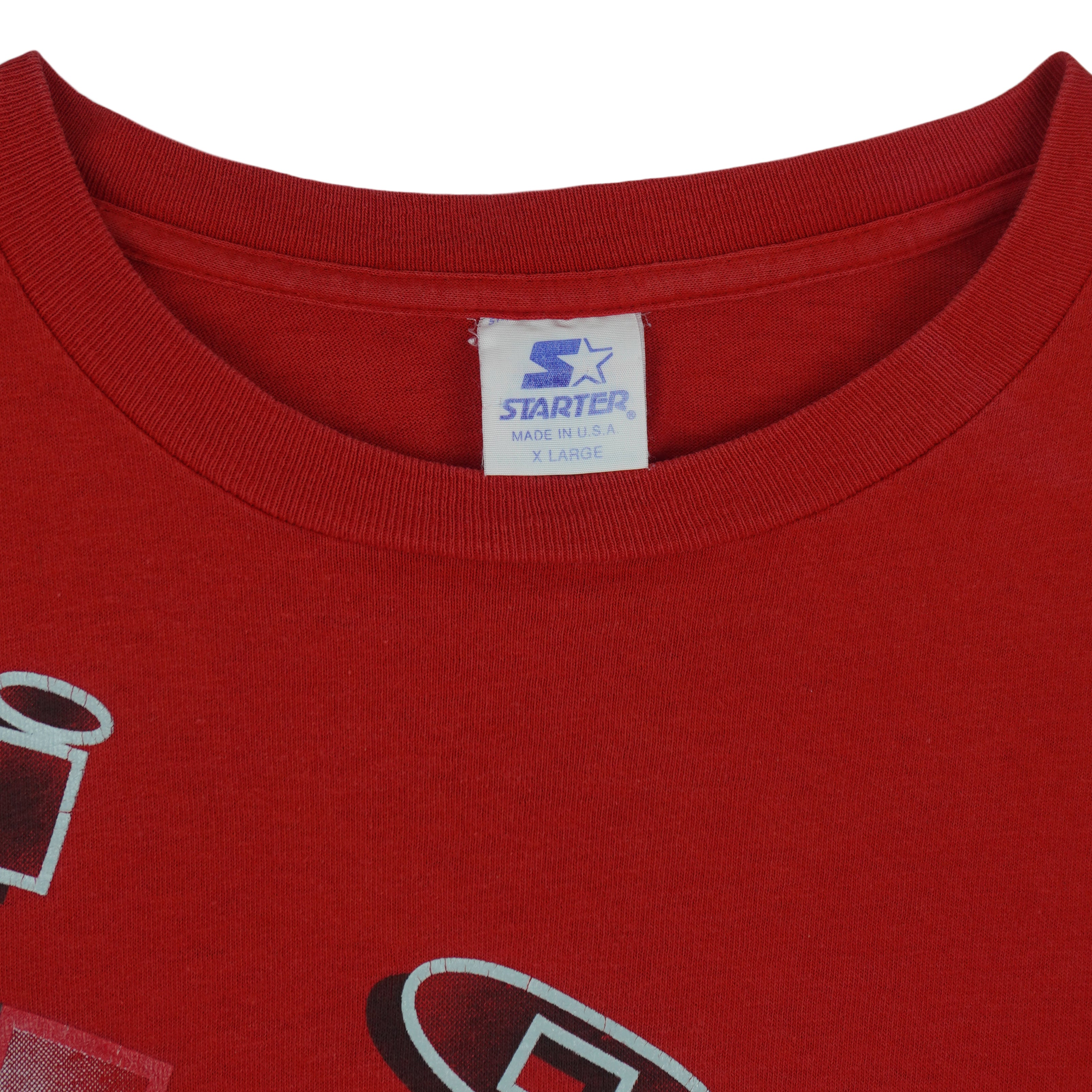Starter (NBA) - Chicago Bulls Sweeping Arch T-Shirt 1990s X-Large